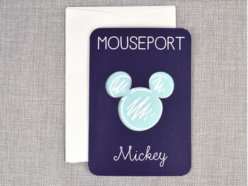 Invitatie botez pasaport Mickey cod 15705