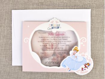 Invitatie botez Cenusareasa in caleasca cod 15713